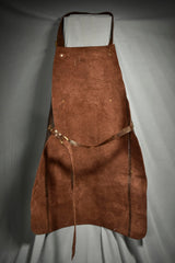 Leather Apron with Pockets and Adjustable Straps