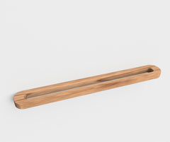 Wooden Towel Holder: Wall Mounted Thermo Pine Bathroom Rack