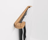 Wooden Towel Holder: Wall Mounted Thermo Pine Bathroom Rack
