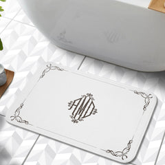 Custom Monogrammed Bath Mat