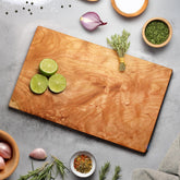Solid One Piece Cutting Board – Walnut, Cherry, Maple – Single Piece of Hardwood No Glue, Wooden Charcuterie Board