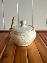 Ceramic Lidded Salt Cellar with Spoon