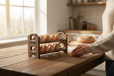 Egg Tray - Stackable Shelf Display Holder for Kitchen - Storage - Decor Stand