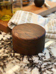 Wooden Salt and Pepper Box with Three Dividers — Spice Cellar, Rustic Kitchen Gift