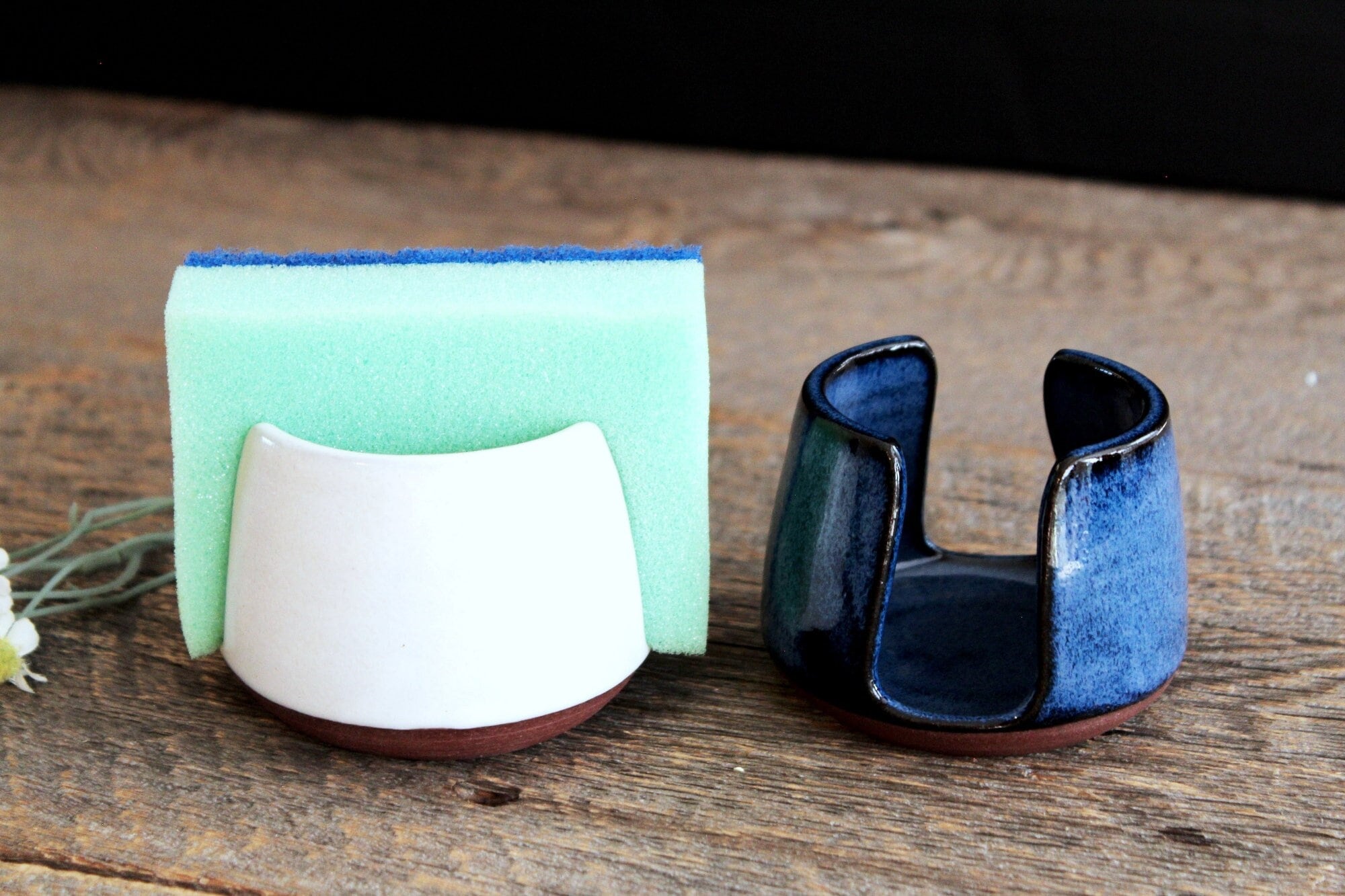 Sponge holder - Pottery kitchen sponge keeper, Sponge stand, Sponge rest, Kitchen accessories, Ceramic, Stoneware