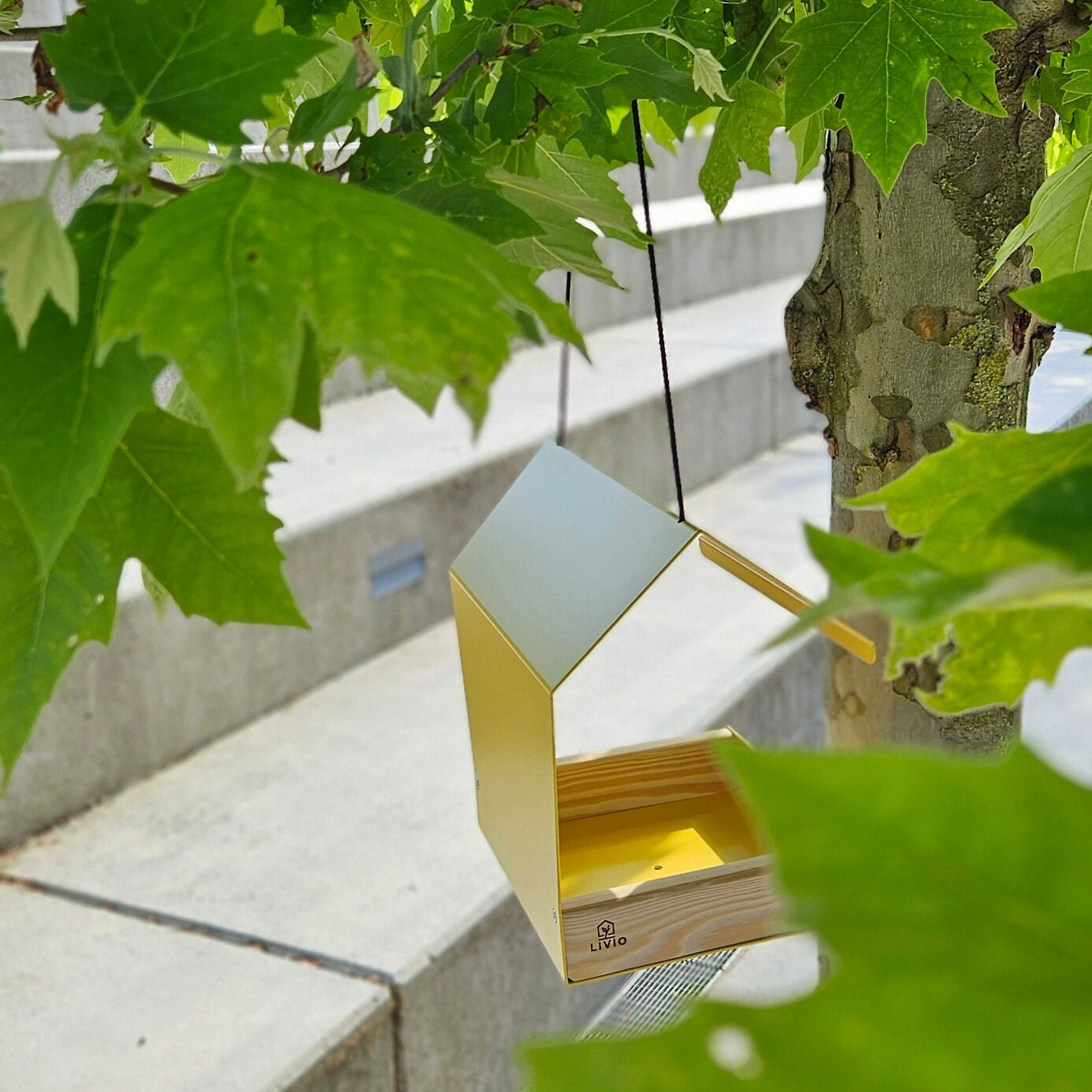Modern Bird Feeder | Hanging Bird Feeder | Minimalist Bird Feeder | Garden Decor | Bird Shelter